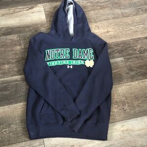 Under Armour Navy Notre Dame Hoodie